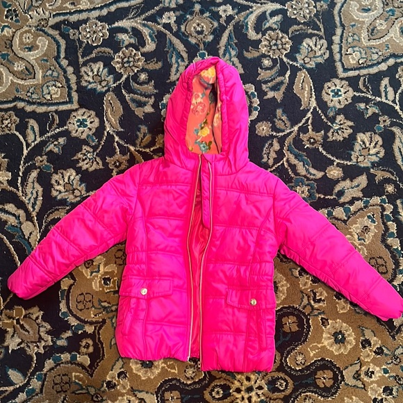 Girls brand new pink winter jacket 6x S Rothschild - Picture 1 of 3